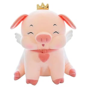 35cm bonito porco boneca Almowsuper macio presente de Natal - Pi de pelúcia