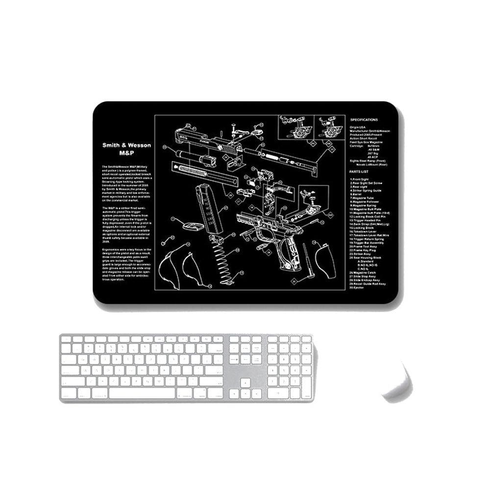 2 PCS e Mouse Pad Jogos Antiderrapantes 4mm