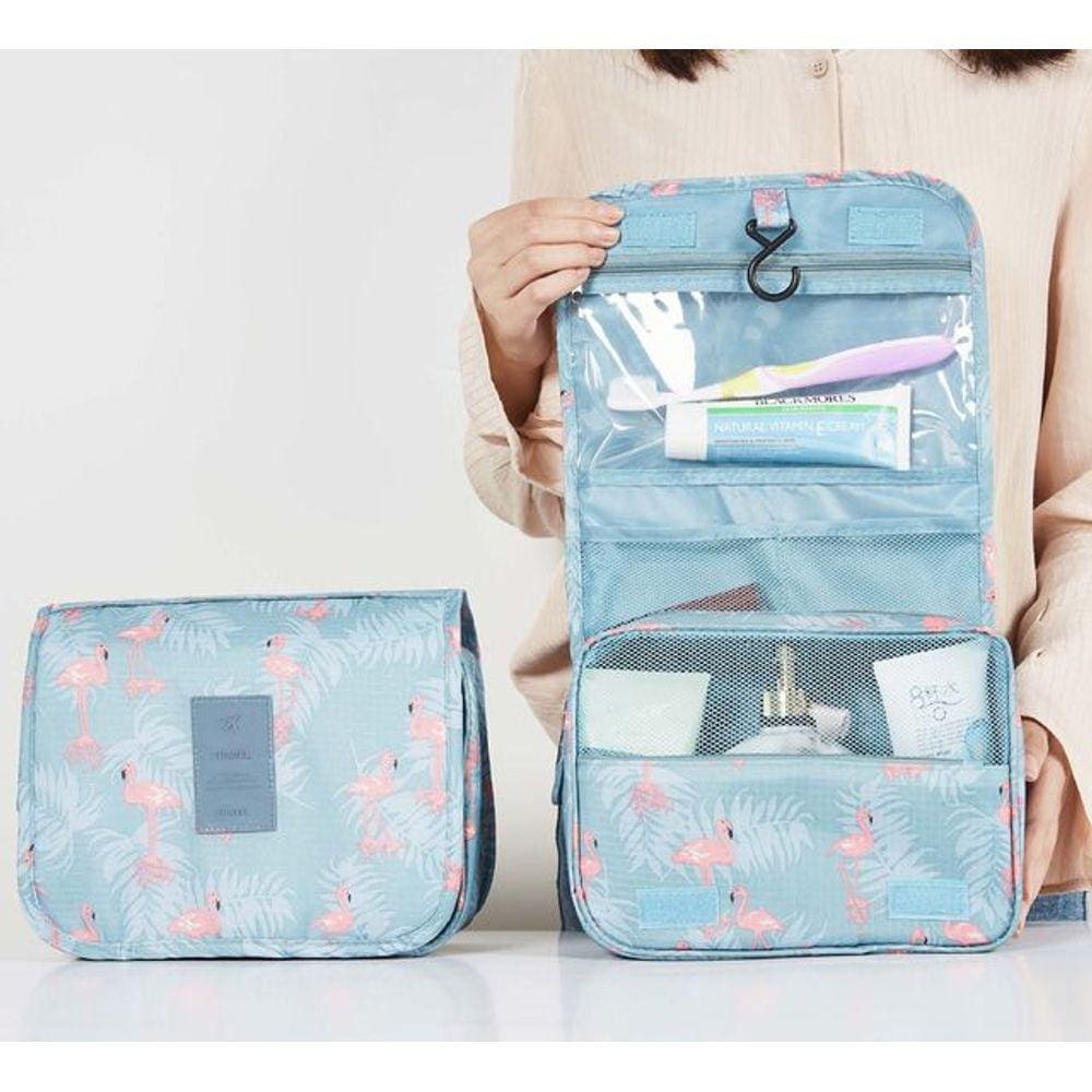 Saco de armazenamento de viagem portátil organizador cosmético pano underwe