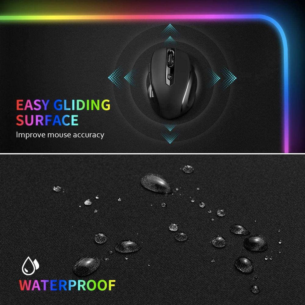Mouse Pad Computador Mousepads Gamer Rgb Grande