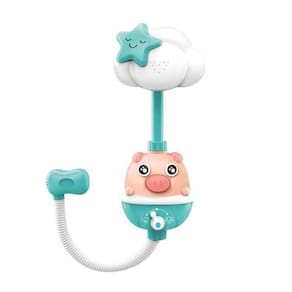 Juguetes de baño para bebés Cabeza de ducha de flores Bañera