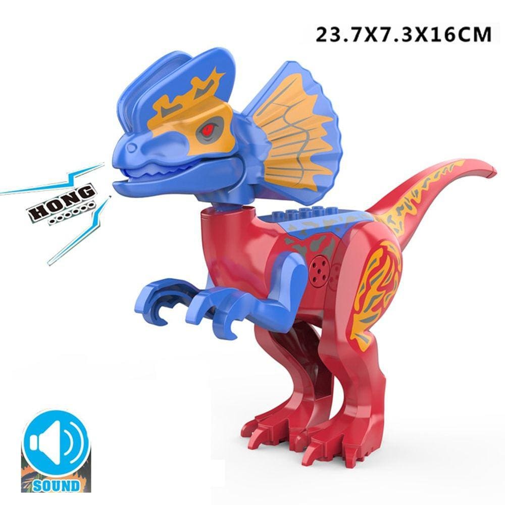 Bloco de construção: Jurassic World Raptor Dinosaur Figures Mini 2