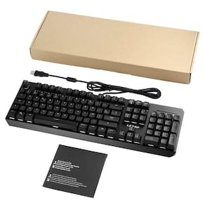 Teclado Leshp Unlimited Backlight Mecânico com Fio USB