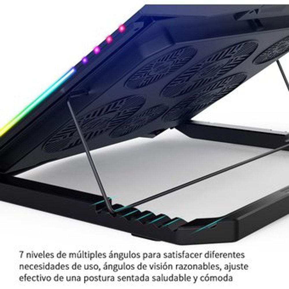 A base de ventiladores do notebook riser suporta design silencioso K