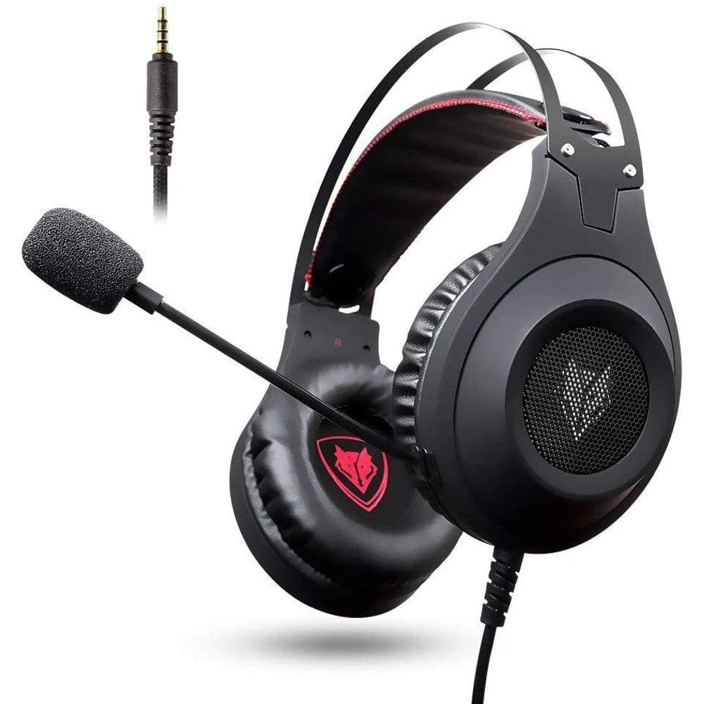 Fones de ouvido Headband Gamer com microfone estéreo HD