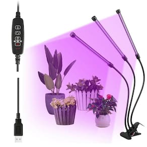 LED Foils SAUDAÇÃO PLANTA LUZ CHEIA PLANTA FLOR USB CLIP LA