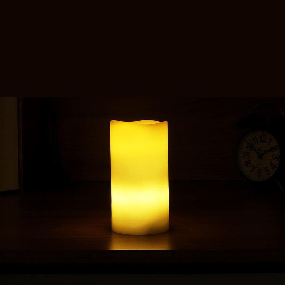 Flocos de neve árvore de Natal luz de vela LED projetor mesa Lam