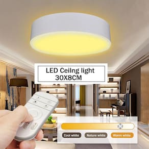 18W brilhante redondo LED teto para baixo painel de luz lâmpada de parede Kitc