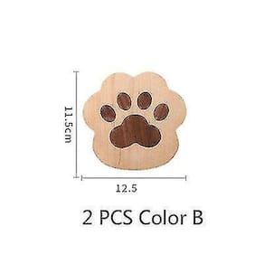 2pcs tabela placemat caixão caixão gato glaw coasters único c