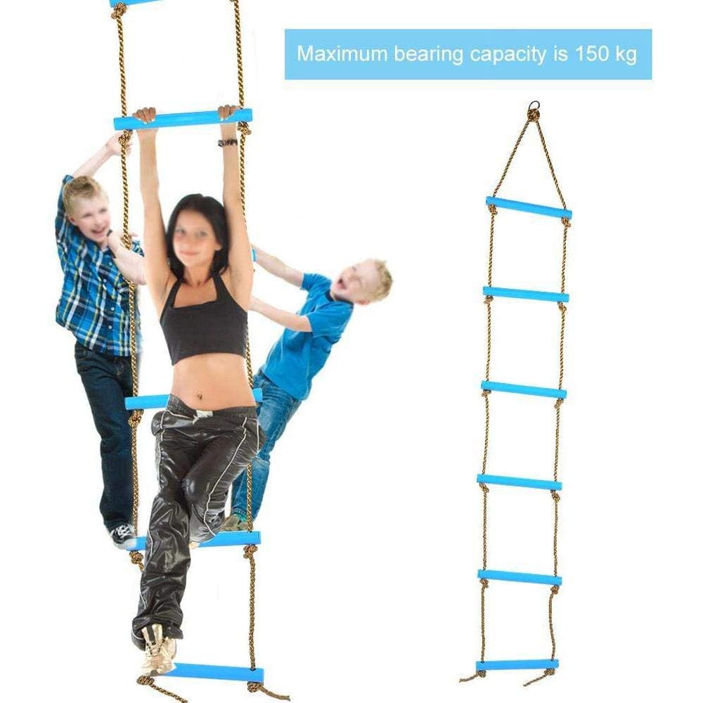 Conjunto infantil de escada de corda de escalada para balanço