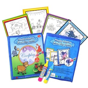Coolplay Magic Água Desenho Livro Colorir Pintura Placa Do