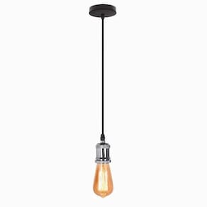 Lâmpada pendente vintage E27 para Led-Gray