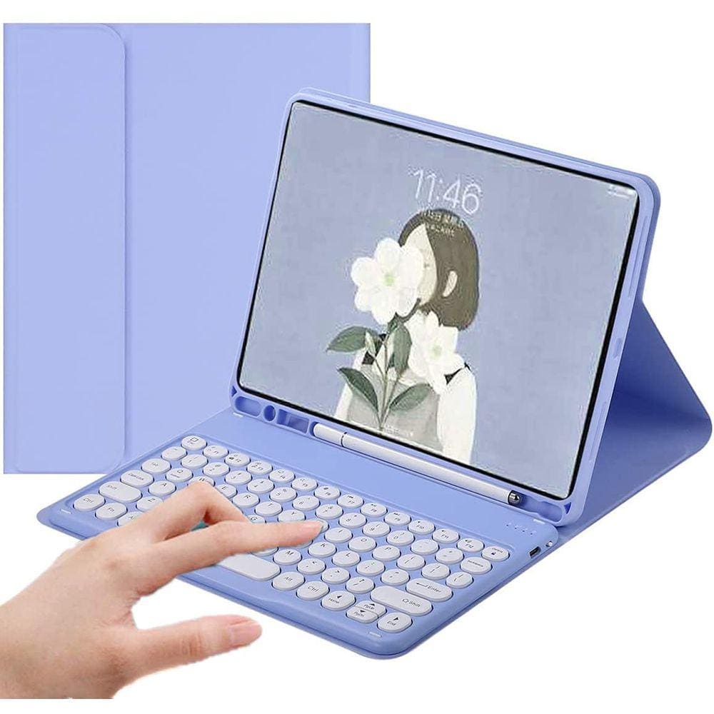 Capa de teclado para Huawei MatePad Pro 10.8 com suporte de caneta Purp