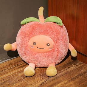 Planta de fruta recheada de almofada macia de pelúcia crianças presente de aniversário Pus