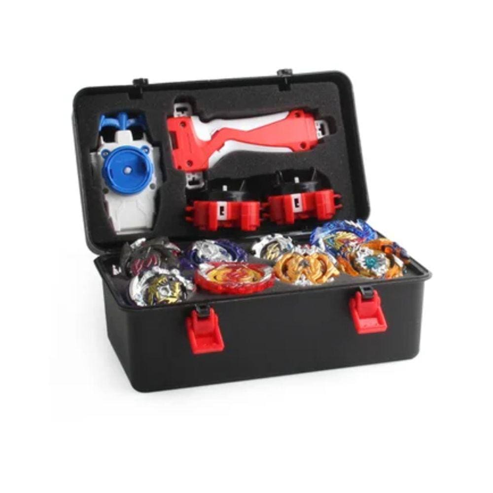 Lançamento do conjunto Beyblades Metal Fusion com caixa de armazenamento 12 estilos +3