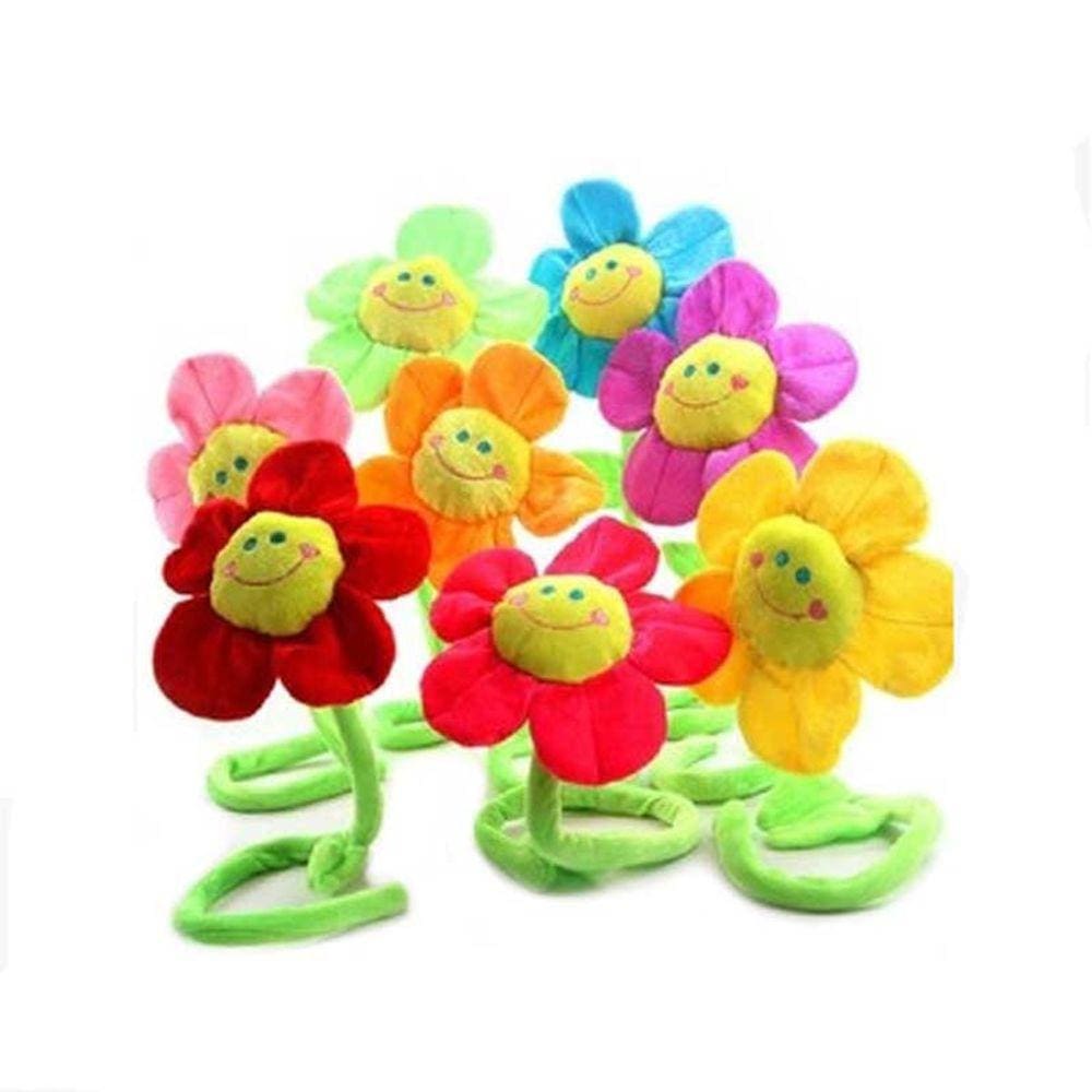 Brinquedos de pelúcia Plantas artificiais Baby Bed Decoração Brinquedo Sunflow