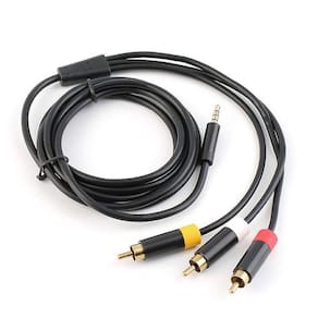 Novo cabo de cabo de vídeo composto AV RCA AV RCA para Xbox 360 e