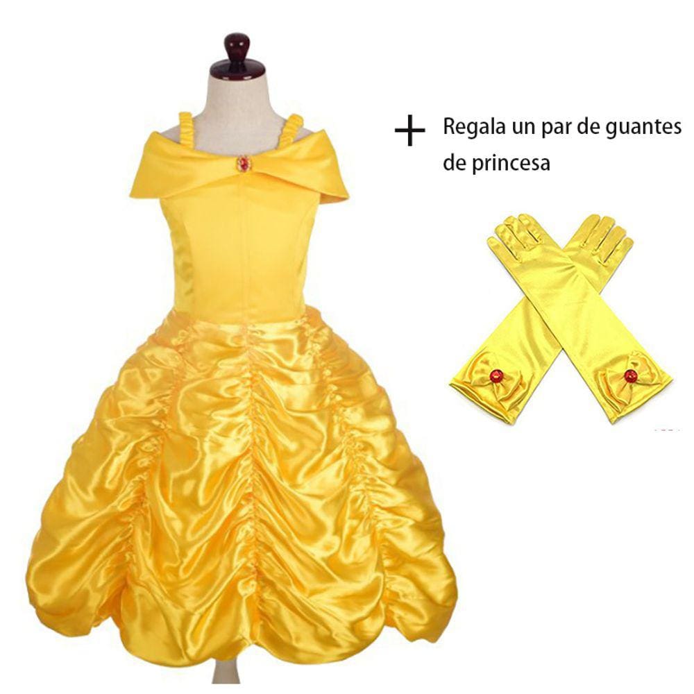 A bela e a  princesa belle vestido 2-3 anos