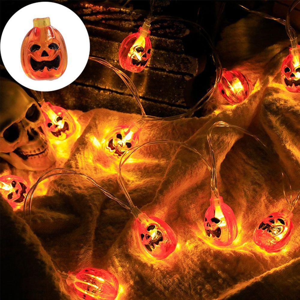 Luzes de abóbora planas a céu aberto LED de Halloween de 1,5 m
