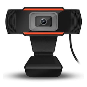 Câmera Giratória HD 720P Webcam USB Câmera Gravação de Vídeo Ca