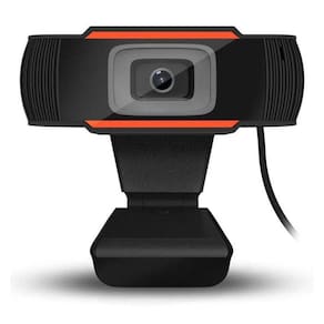 Câmera USB HD 1080P com microfone para conferência e webca