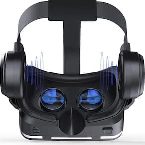Huilopker Óculos 3D VR coloridos Reality 3D FOV Glasses