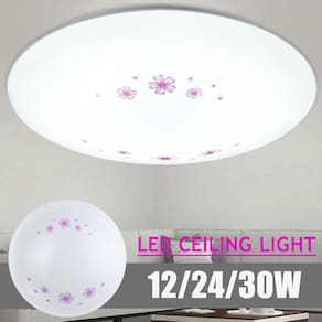 12/24/30W (20/28/35cm) 85V-265V Fixação moderna de luz de teto LED