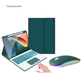 Capa de teclado Pad 5/Pad 5 Pro com 7 cores retroiluminadas