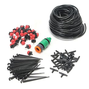 Sistema de irrigação por gotejamento DIY, rega automática, mangueira de 25 m