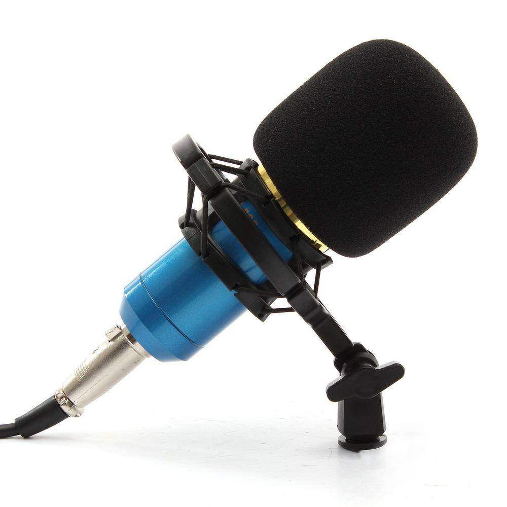 BM800 Condensador Dinâmico Microfone Gravação de Som Shock Mou