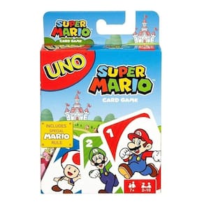 Jogo de cartas Mattel Uno Super Mario Strategy 7+ Years