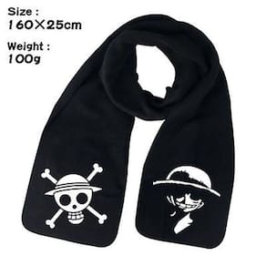 One Piece Anime Cachecol outono e inverno homens e mulheres outdoo