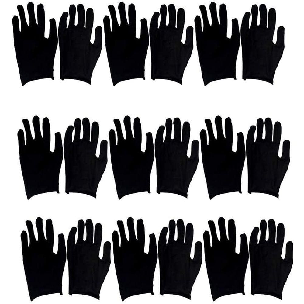 12 Pares Luvas de Trabalho de Algodão Adulto Luvas de Limpeza Glov de Trabalho