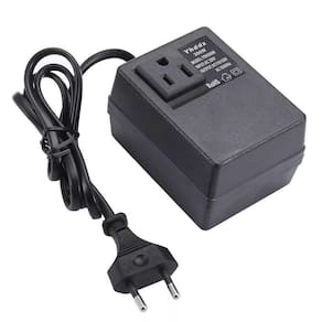 Para AC220V 110V Conversor de Tensão Transformador Conversor (Preto