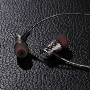 Fone de ouvido com fio TOHAYIE QKZ DM3 Som estéreo para telefone