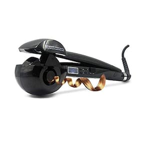 Modelador de cabelo LCD preto