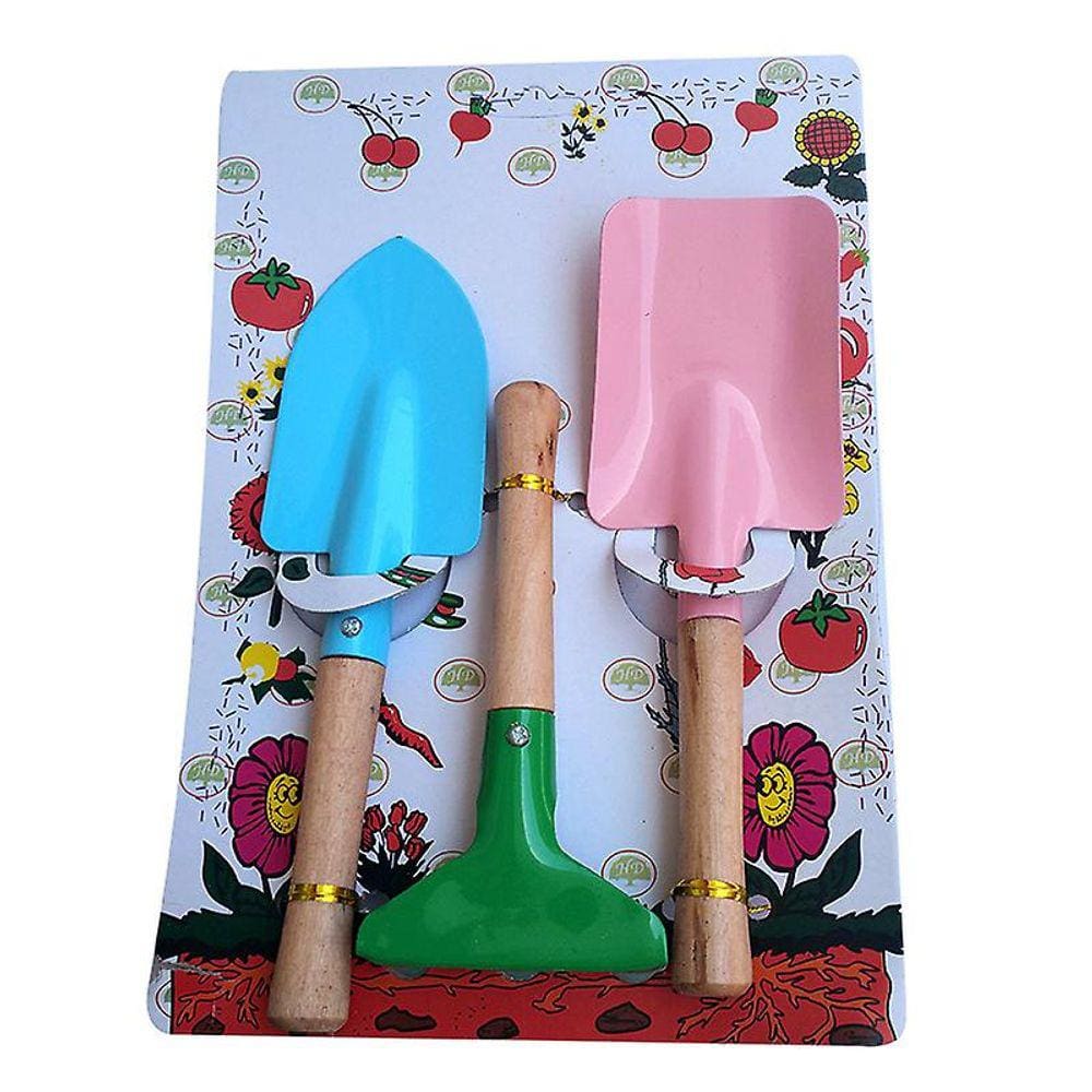 Pá de praia 3pcs Mini brinquedos de praia para crianças Jardinagem também