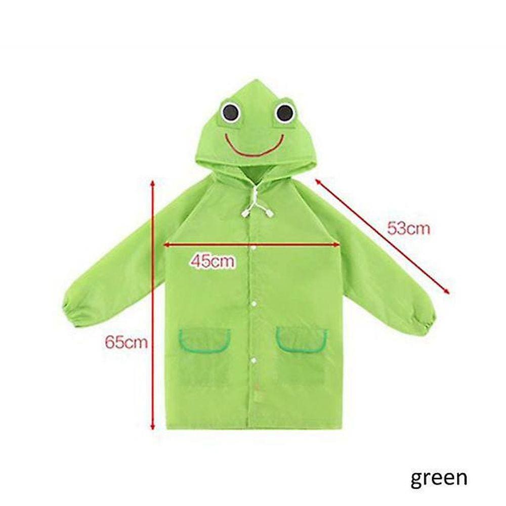 Greeen#1pcs desenhos animados estilo animal capa de chuva crianças capa de chuva para