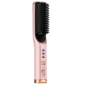 Escova de alisamento de cabelo - recarregável