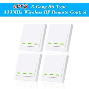 4pcs Ewelink Push Button Wall Light Switch Controle Remoto