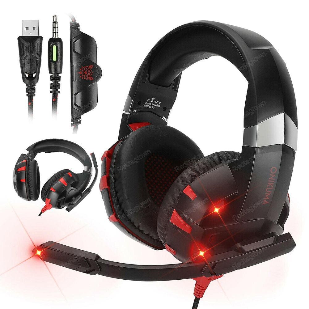 Stereo Bass Gamification Headphones Cup Fones de ouvido quando PS4