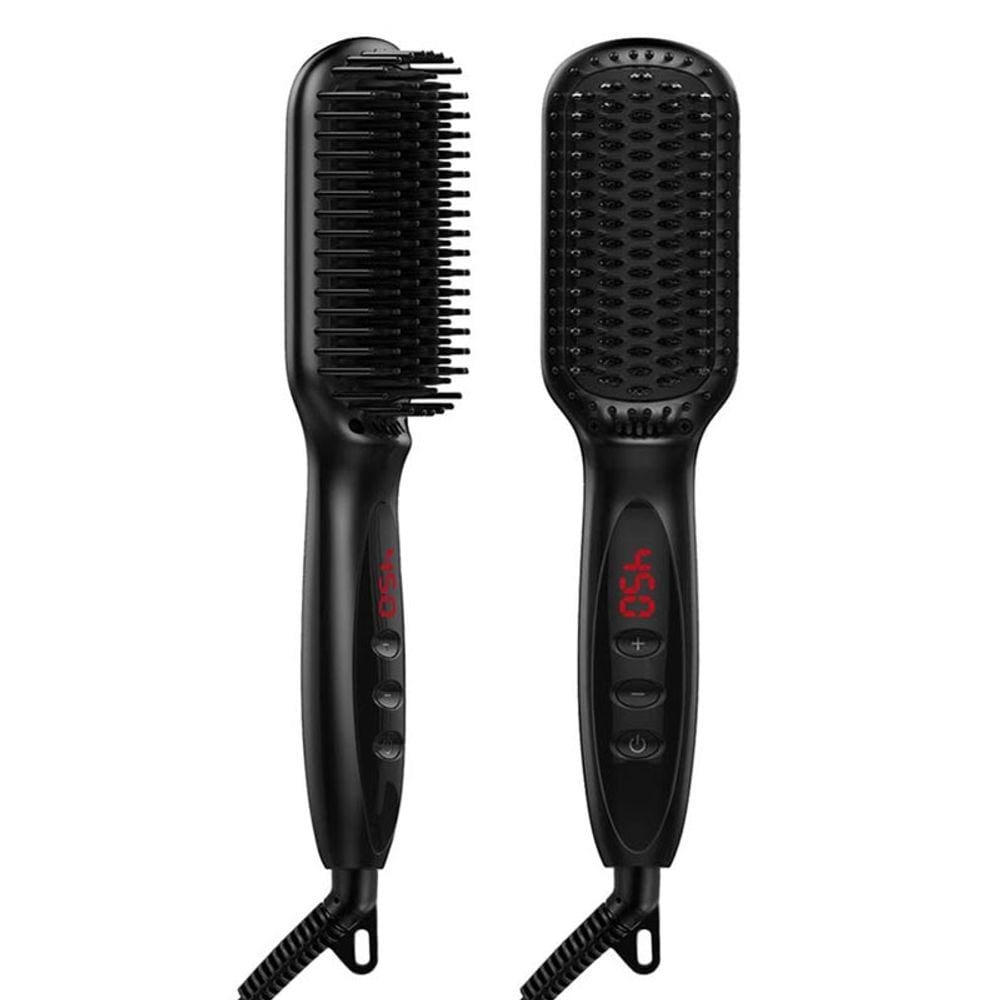 Escova de secador, alisador de cabelo, display LCD digital