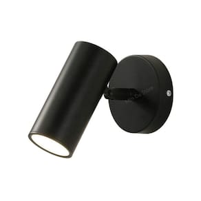 Lâmpada de parede: corredor de quarto de luxo, luz LED, ferro preto