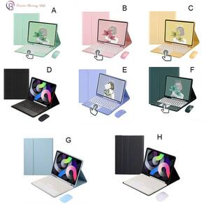 Capa de teclado com touchpad e mouse em espanhol para Lenovo Tab