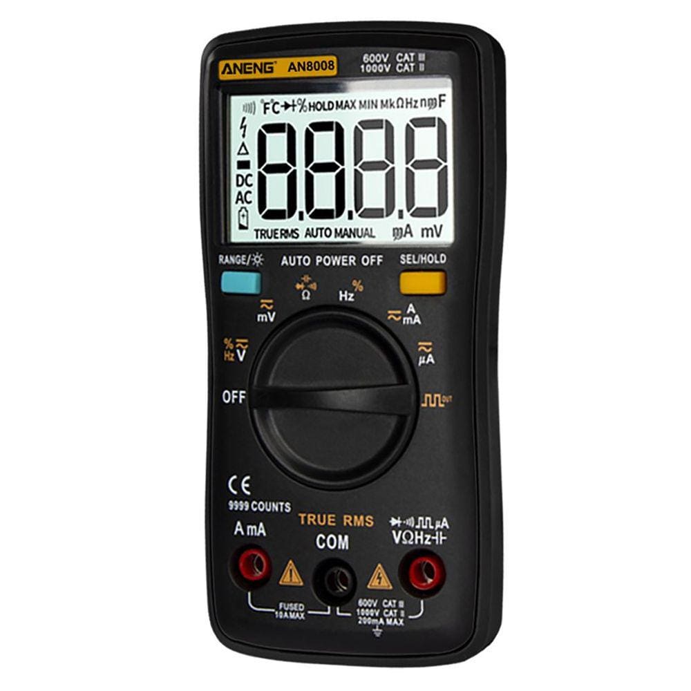 Multímetro digital ANENG AN8008 True RMS 9999 conta