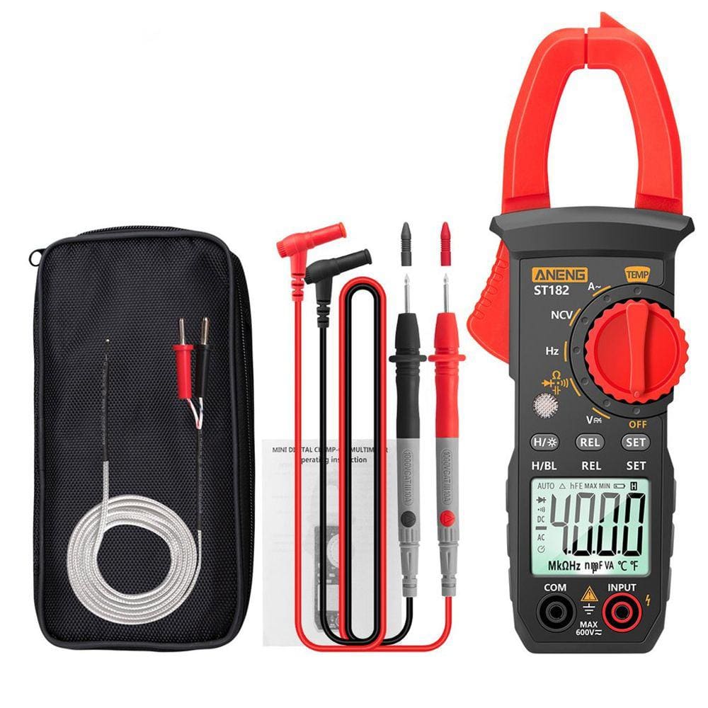 ST182 AC Clamp Meter Multímetro DC Corrente / Tensão AC Amme
