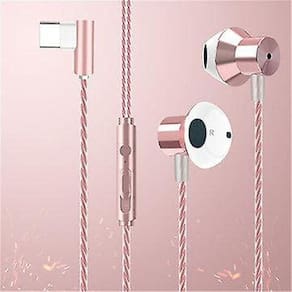 F13 Tipo-C Fones de ouvido com fio HiFi Bass Metal Sport In-Ear Hea