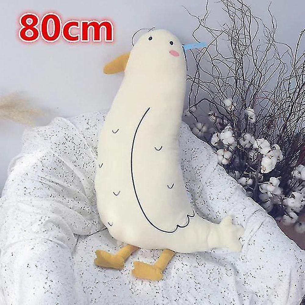 80cme pelúcia brinquedo urso pardo raposa sono travesseiro conforto presente
