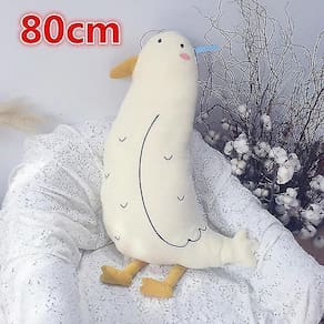 80cme pelúcia brinquedo urso pardo raposa sono travesseiro conforto presente