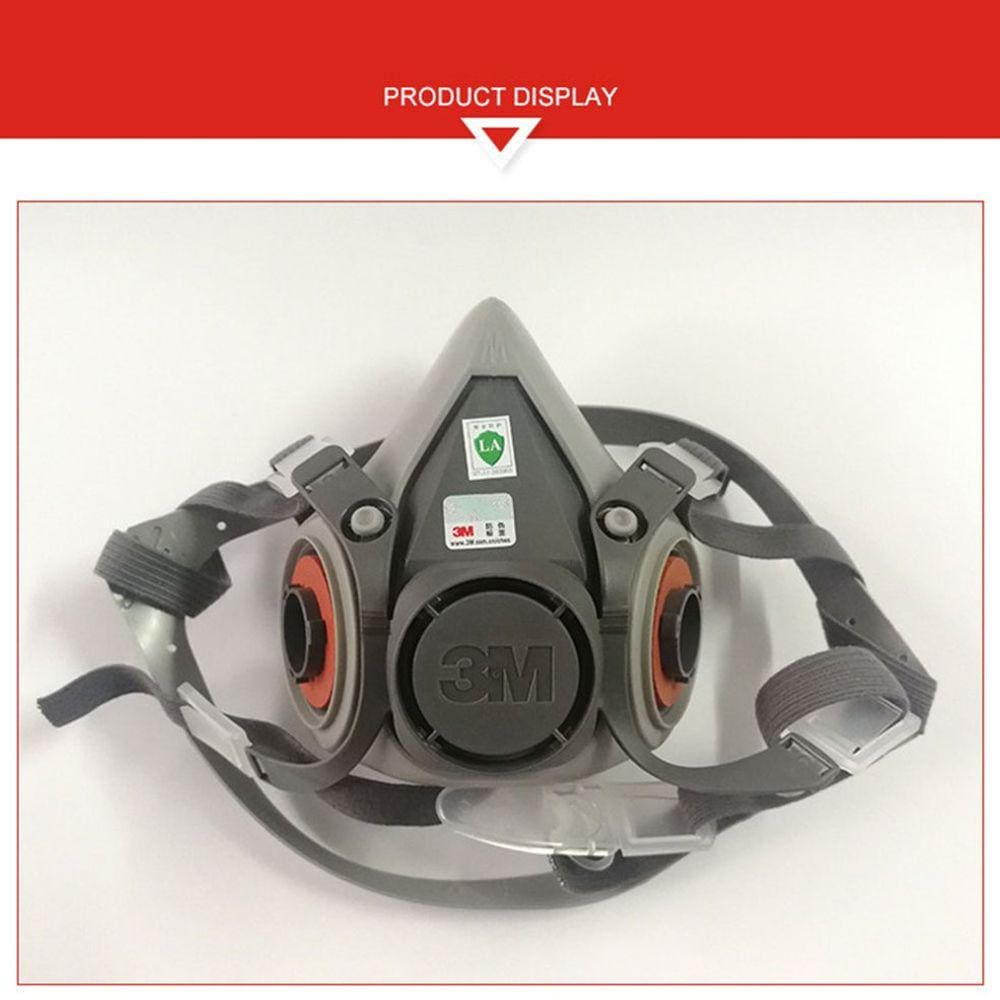1pcs 9 em 1 3M 6200 Máscara de Gás Meia Máscara Facial / 600
